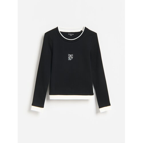 Reserved GIRLS` BLOUSE - crno Cijene