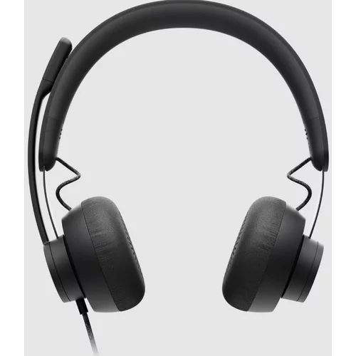 Logitech Zone žične slušalke, certificirane za Microsoft Teams, USB-C z adapterjem USB-A, grafitna barva