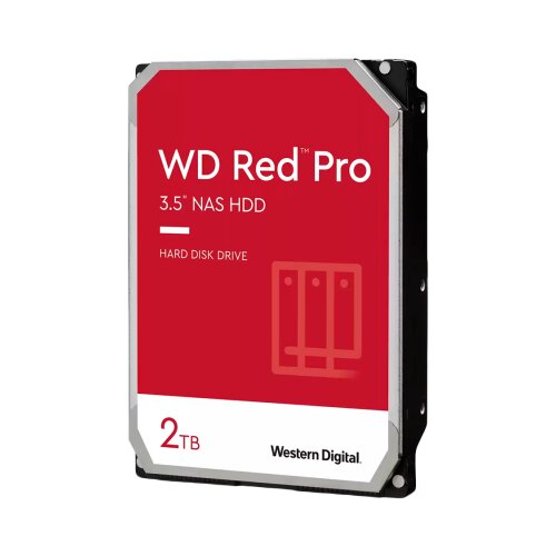 Western Digital hdd desktop wd red pro (3.5'', 2TB, 64MB, 7200 rpm, sata 6 gb/s) Slike
