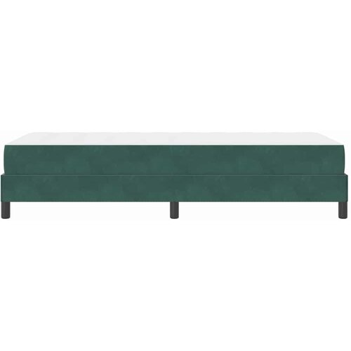  Krevet s opruga kutije Tamnozelena 100 x 200 cm tkanina Slike