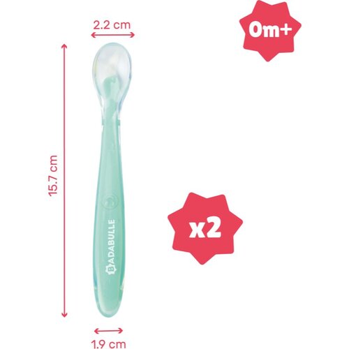 Badabulle Silicone Spoons žličica 3 m+ 2 kom Slike