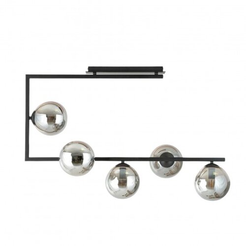 Mitea Lighting Luster crni 5xE27 Max.60W/220V M10772-5 Slike