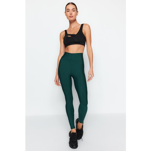 Trendyol Emerald Green Contouring Bed Set with Stitching Detail Full Length Sports Leggings Cijene