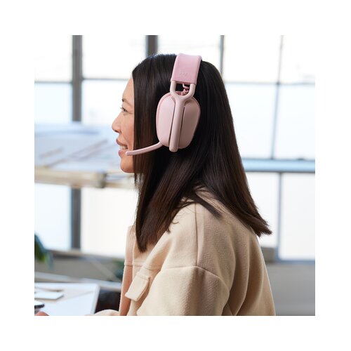 Logitech Zone Vibe 100 (981-001224) roze bluetooth slu&amp;scaron;alice Slike