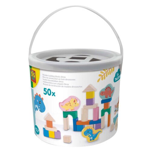 Ses Igračka drvene kocke u kantici Dinosauri 50/1 13204 Cijene