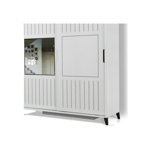 Hanah home Ormar Pasific Home Fuga 130, 130x216x60 cm, Bijeli Cene