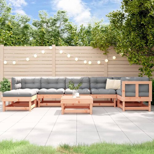  8-dijelna vrtna garnitura s jastucima masivno drvo duglazije Cijene