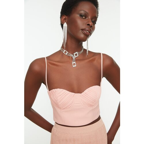 Trendyol Salmon Strapless Bustier Cene