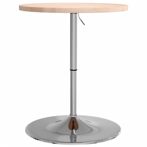vidaXL Barska miza Ø60x90,5 cm trdna hrastovina Cene