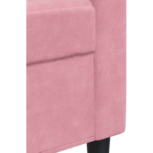 VidaXL 3-dijelni set sofa s jastucima ružičasti bar&amp;scaron;unasti Slike
