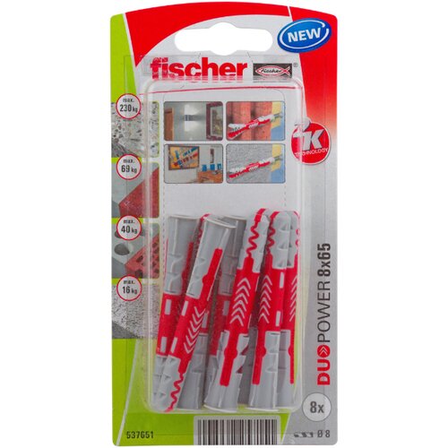Fischer Tipla (&amp;Oslash; x D: 8 x 65 mm, 8 Kom.) Slike