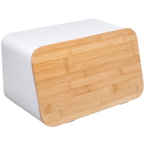kutija za hleb sa daskom za sečenje Modern bela Slike