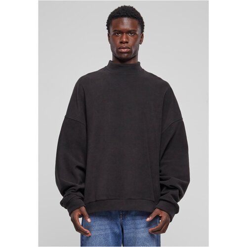 Urban Classics Men&amp;#039;s fleece oversized sweatshirt Crew black Slike