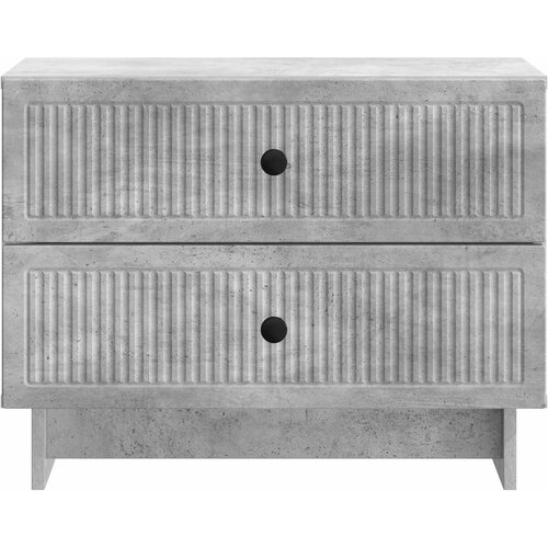  Noćni ormar Betonska siva 62 x 34,5 x 47,5 cm Konstruirano drvo Slike