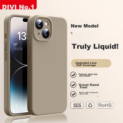  Divi Maska za mobilni telefon iPhone 14, Siva Cene