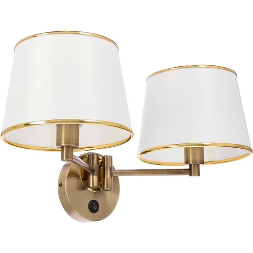 Candellux ibis zidna lampa 2X40W E14 patina Slike