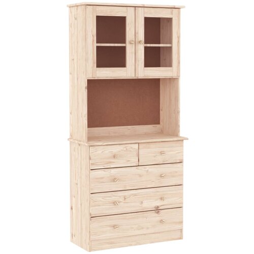 Maison Chic Komoda - Predalnik ALTA 77x35x165 cm trdna borovina, (21717076) Slike