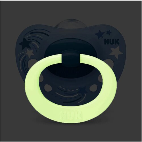 Nuk varalica silikon u kutiji signature night plava-zvezdice, 0-6m Slike