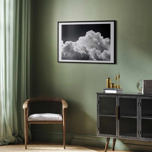  Plakat Discover the Infinite Play of Sunlight &amp;ndash; Clouds and Shadows in the Sky 42x29.7 Crni okvir s margom Slike