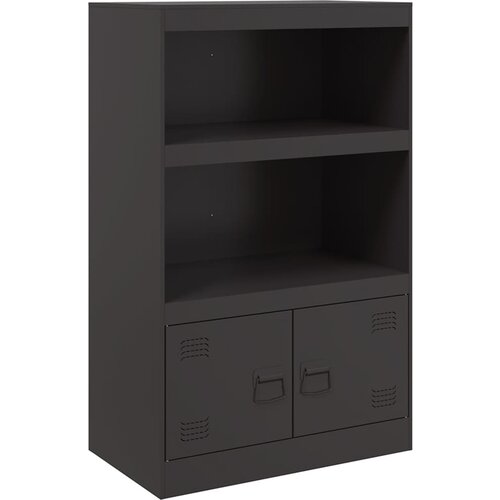 Maison Chic Komoda - Predalnik črna 67x39x107 cm jeklo, (21715796) Slike