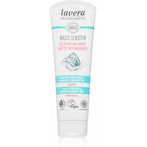Lavera Basis Sensitiv mlijeko za čišćenje lica za suhu kožu 125 ml