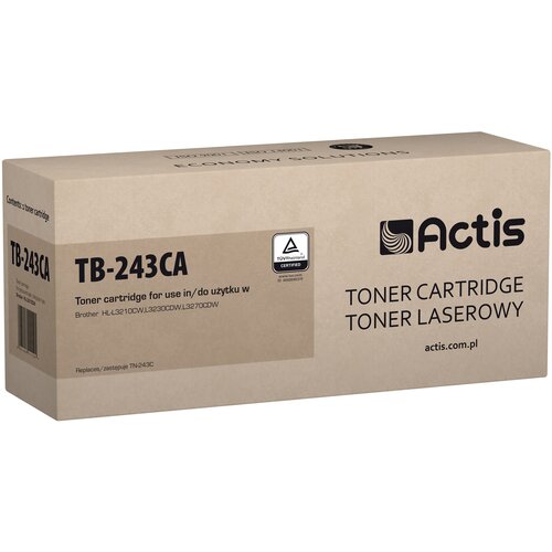 Actis TB-243CA toner (replacement for Brother TN-243C; Standard; 1000 pages; cyan) Slike