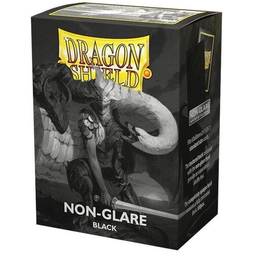 Arcane Tinmen Dragon Shield 100 Standard Sleeves - Non Glare - Black Matte v2 Cene
