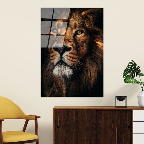 Wallity UV-159 70 x 100 Multicolor Decorative Tempered Glass Painting Cene