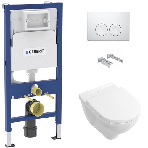 Villeroy Boch SIKOGEDVBOND25W WC školjka s kompletom Geberit Duofix 458.103.00.1 Delta25 Cene