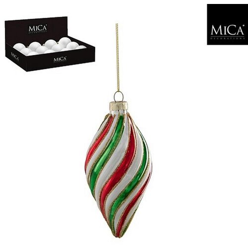 Mömax Kroglica Za Božično Jelko Candy Cane Swirl Cene