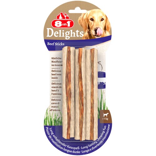 8in1 Delights žvečilne palčke z govedino - 75 g (3 kosi) Cene