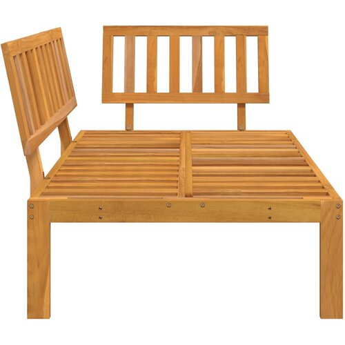  Kutna vrtna sofa od paleta od masivnog bagremovog drva Smeđa Slike