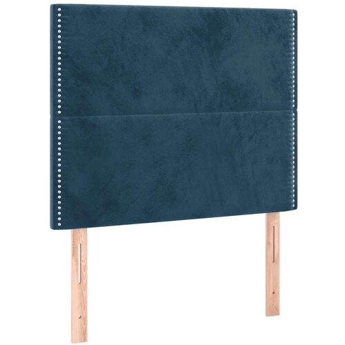 Box spring krevet s madracem tamnoplavi 120 x 200 cm bar&amp;scaron;unasti Slike