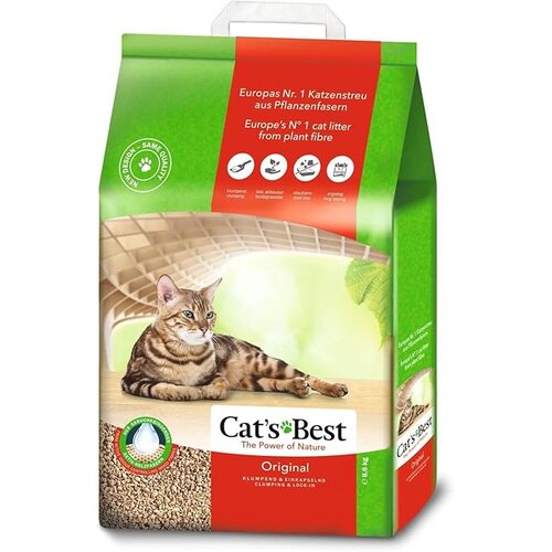 Cats_Best Posip za mačke Original, Celulozni grudvajući, 20l Cene