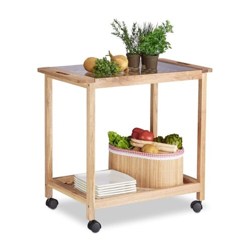CH Home Pomoćni stočić na točkićima Jolly 660x660x380 Cene