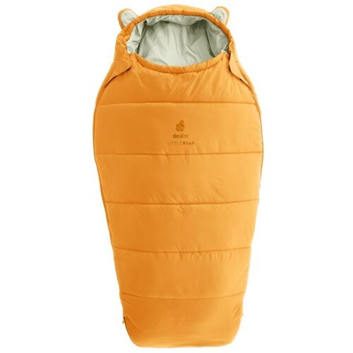 Deuter Little Star children&amp;#039;s sleeping bag (95&amp;ndash;130 cm) &amp;ndash; amber /bone Slike