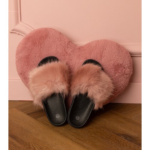 D/CEO marka niezdefiniowana Pink children's fur slides Malinka Cene