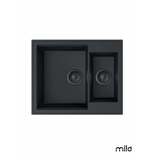 Milo Granitna sudopera Retto 61x50cm Lava stone ø90 Cene