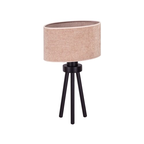  Duolla - Stona lampa OVAL 1xE27/15W/230V, prečnik 30 cm, ružičasta Slike