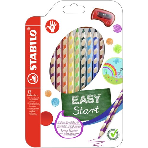 Stabilo Drvene bojice za desnoruke Easy Colors 12/1 Slike