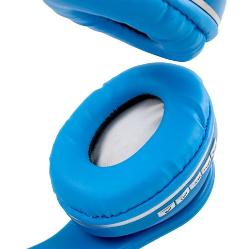 OXE Bluetooth brezžične otro&amp;scaron;ke slu&amp;scaron;alke z nau&amp;scaron;niki, modre, (20539776) Slike