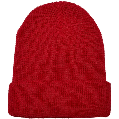 Flexfit Recycled Waffle Knit Beanie Red