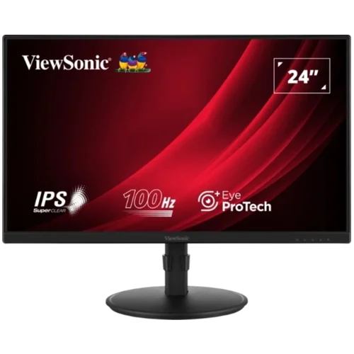 Viewsonic VA2408-MHDB LED zaslon Energetska učinkovitost 2021 E (A - G) 60.5 cm (23.8 palac) 1920 x 1080 piksel 16:9 1