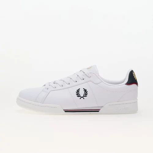 Fred Perry B722 Leather White/ Navy