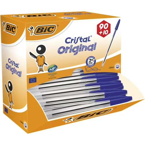 Bic Cristal Original kemični svinčnik, moder, VREDNOSTNI PAK, (21656255)