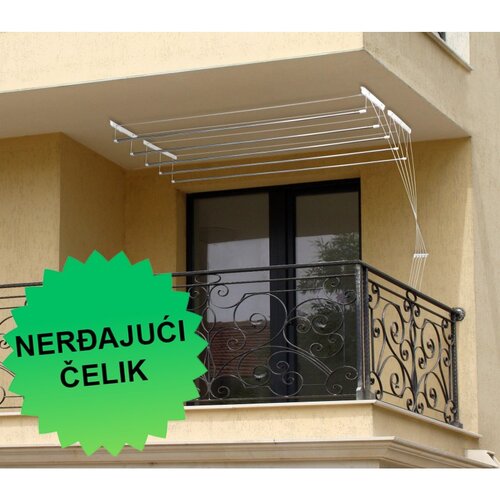  Plafonska  sušilica za veš od nerđajućeg čelika sa 5 šipki - 1.80m Cene