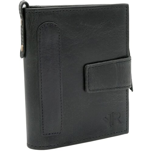 Fashion Hunters Black, large, genuine leather men&amp;#039;s wallet Slike