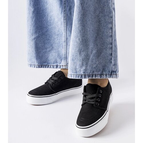 Big Star Black eco-suede sneakers Abboud Cijene