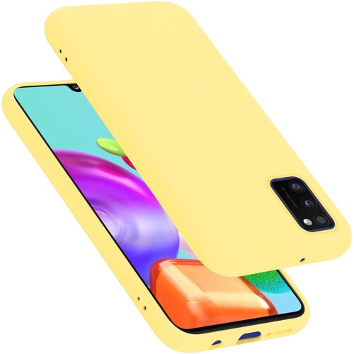 Cadorabo ohi&amp;scaron;je, združljiv s Samsungom v tekoči rumeni - za&amp;scaron;čitni pokrov, narejen iz fleksibilnega silikona TPU, (20586304) Slike