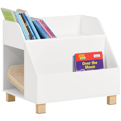 SoBuy knjižna omara za otroke v beli barvi v skandinavskem slogu, (20815200) Cene